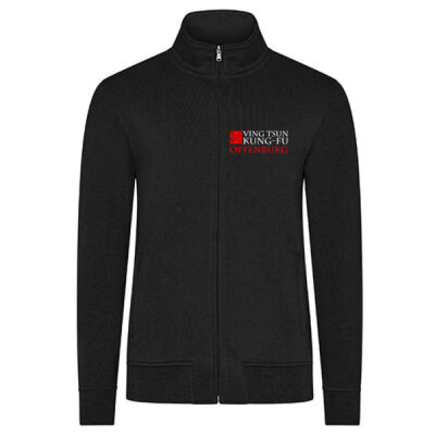 Sweat-Jacke mit Stehkragen Miniaturansicht